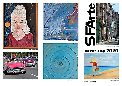 Flyer zur Kunstausstellung AFArte im Museum Soltau 2020