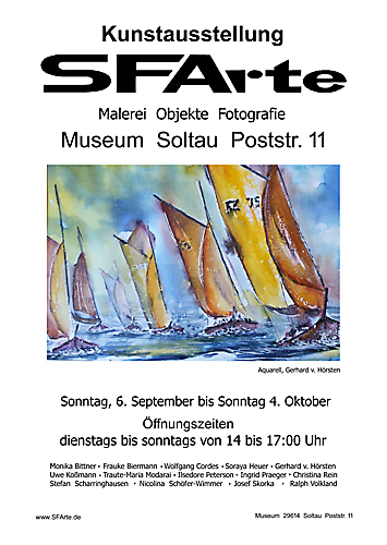 Poster zur Kunstausstellung AFArte im Museum Soltau 2020