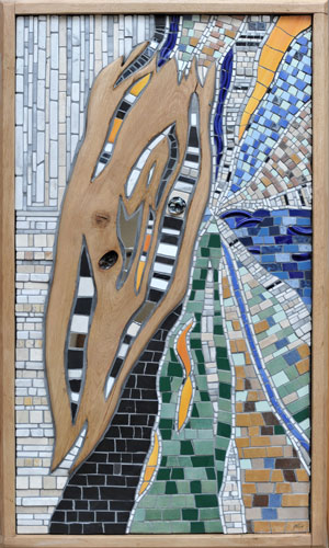 Mosaikwerk Weltenwanderer - (c) Wolfgang Cordes