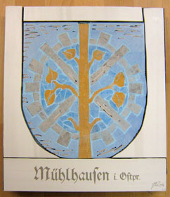 Mosaikwerk "Auftragsarbeit: Wappen Mühlhausen"  - (c) Wolfgang Cordes
